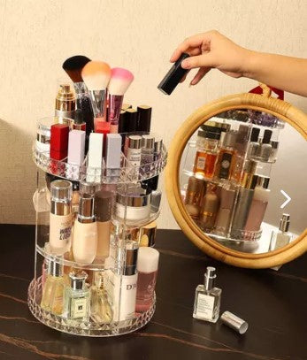 Organizador De Maquillaje Giratorio 360